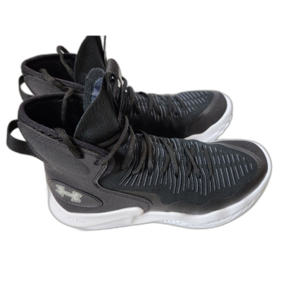 Under Armour Women's Flow Highlight Ace Volleyball Shoe size 12 black white - Picture 9 of 14